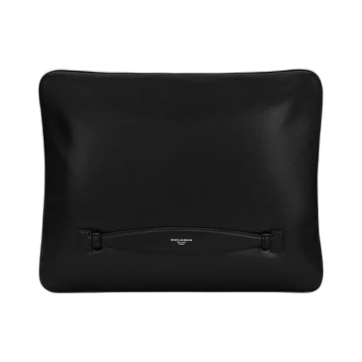 Logo Printed Clutch Bag
