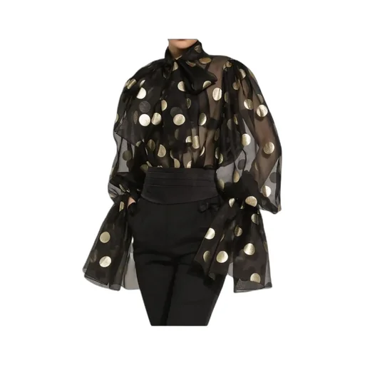 Polka-Dot Printed Blouse