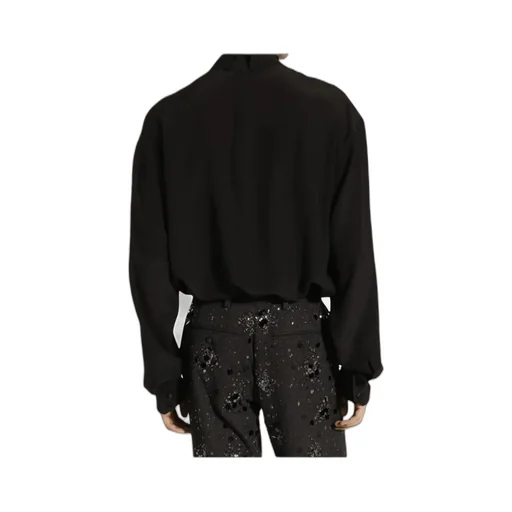 Satin Turtleneck Shirt