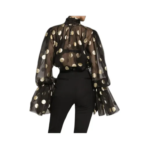 Polka-Dot Printed Blouse