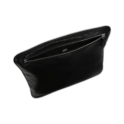 Logo Printed Clutch Bag