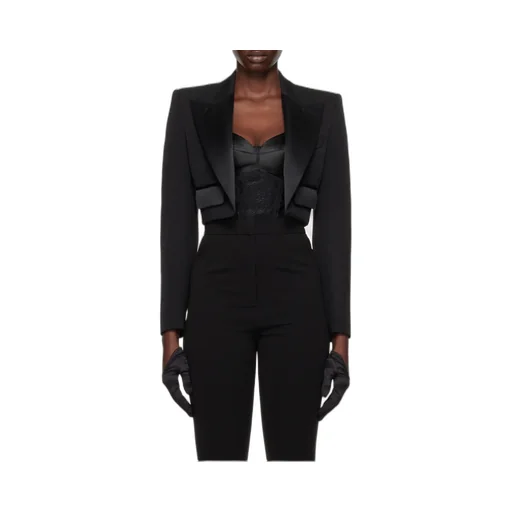 Gabardine Spencer Tuxedo Jacket