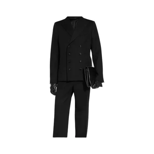 Double-Breasted Satin Jacket