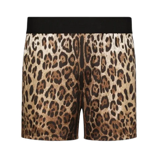 Leopard-Printed Shorts