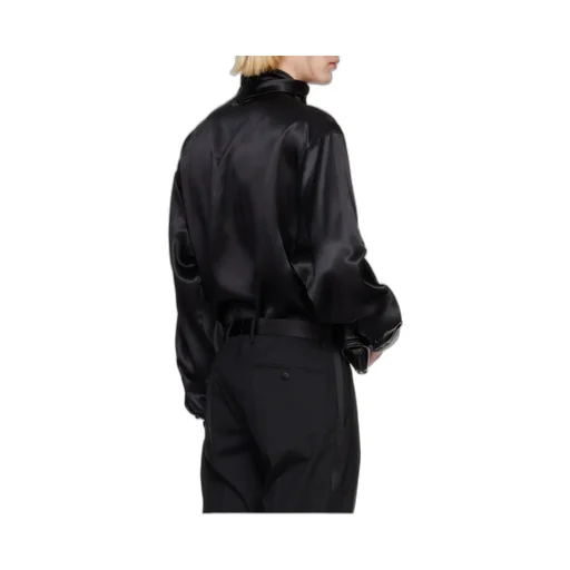 Satin Turtleneck Shirt