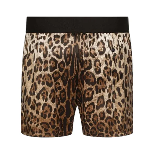 Leopard-Printed Shorts