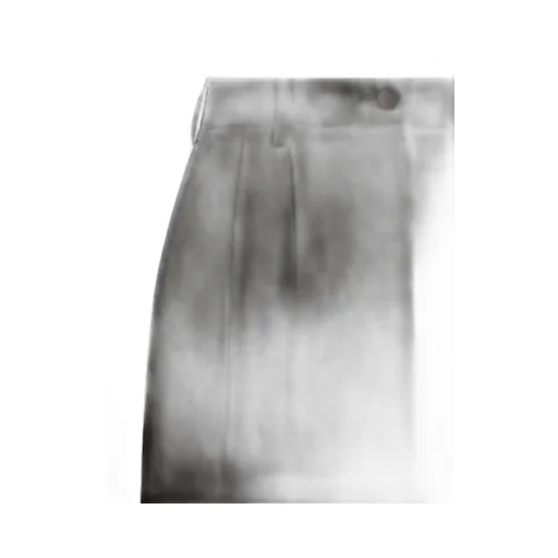 Calf-Length Tuxedo Pencil Skirt
