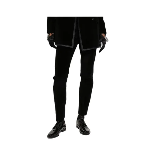 Tailored Velvet Tuxedo Pants