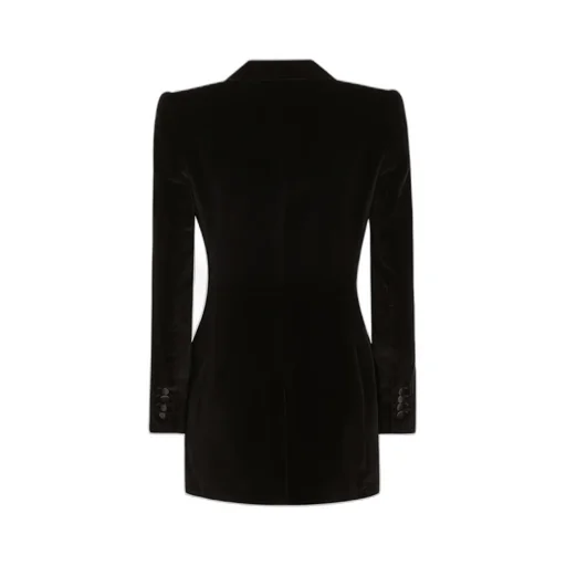 Single-Breasted Velvet Turlington Tuxedo Jacket