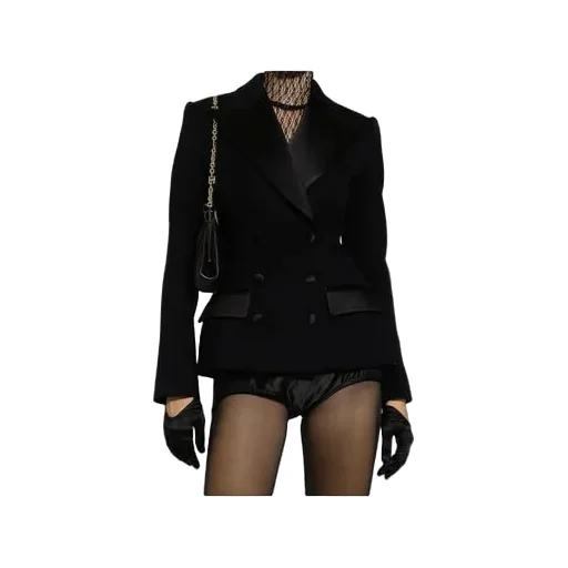 Double-Breasted Long Sleeved Blazer