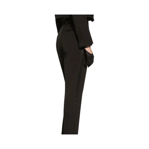 Tailored Gabardine Tuxedo Pants