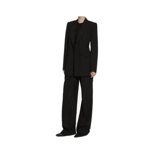Horn Pinstripe Wool Pants