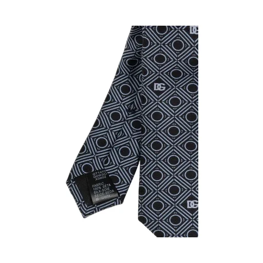 Dg Logo Jacquard Tie