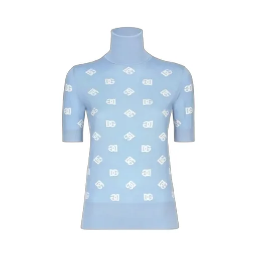 High Neck Embroidered Top