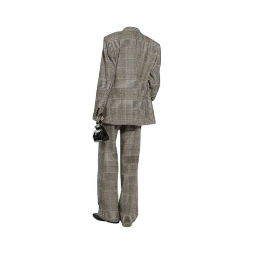 Plaid Flared Pants