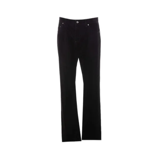 Logo Plaque Straight Leg Pants