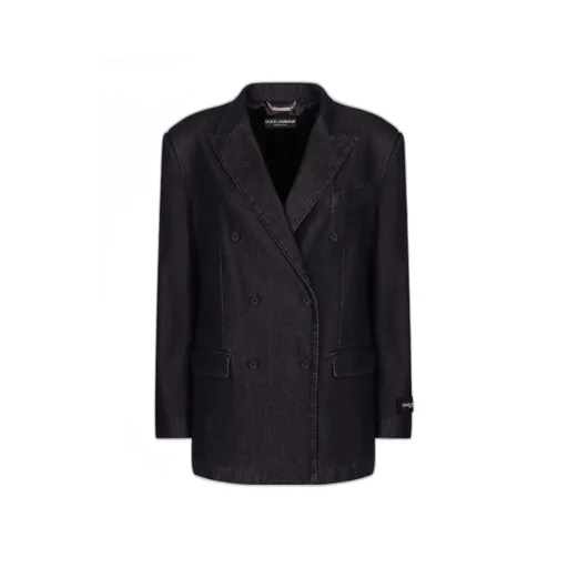 Double-Breasted Peak-Lapel Jacket