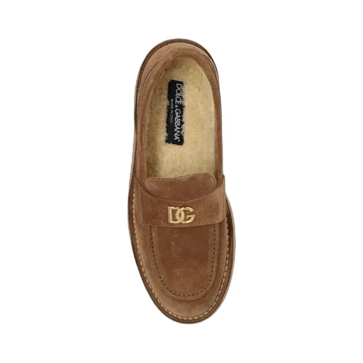 Dg Logo Plaque Loafers