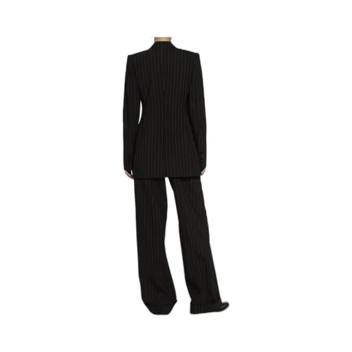 Horn Pinstripe Wool Pants