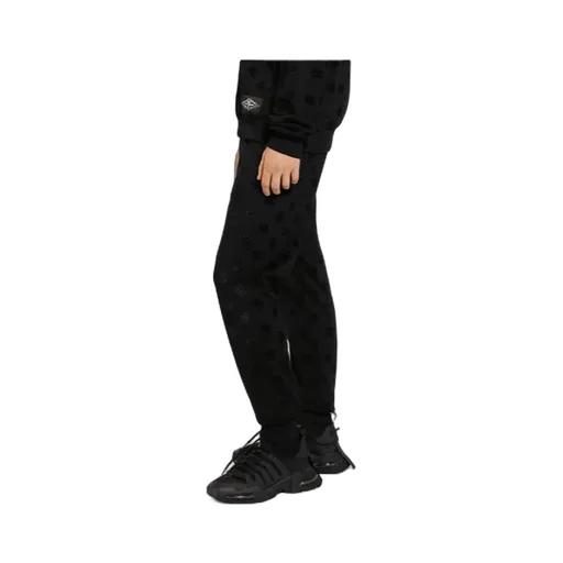 Monogram-Embossed Cotton Track Pants