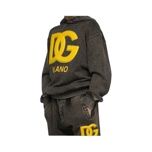 Logo-Embroidered Washed Hoodie