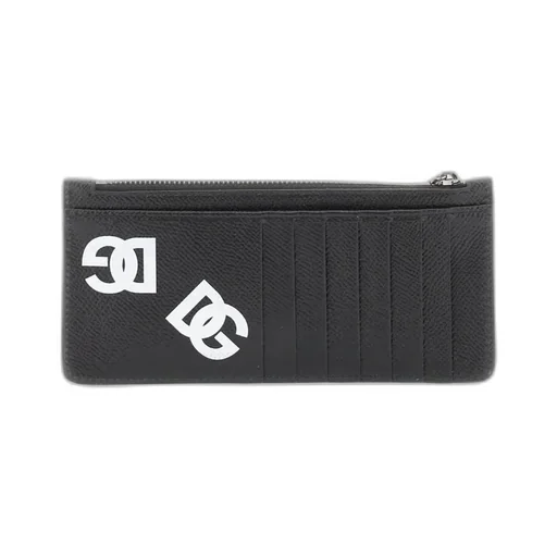Logo-Plaque Zipped Cardholder