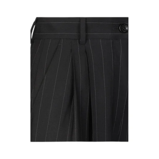 Horn Pinstripe Wool Pants
