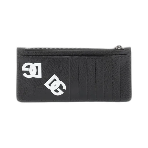 Logo-Plaque Zipped Cardholder