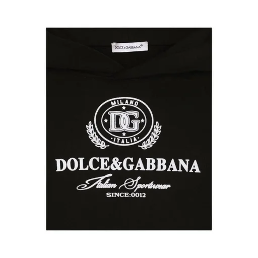 Logo Printed Long Sleeved Hoodie