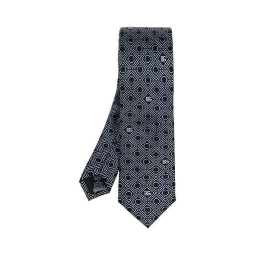 Dg Logo Jacquard Tie