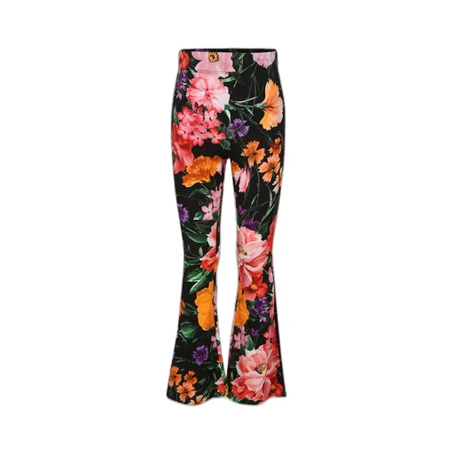 Rose Printed Jersey Pants
