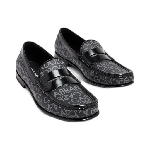 Logo Printed Loafers