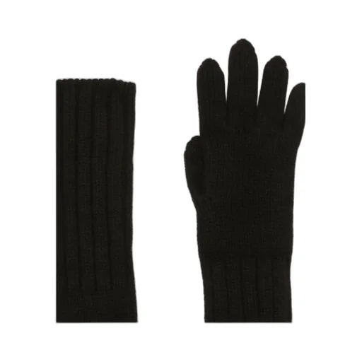 Ribbed-Knit Gloves