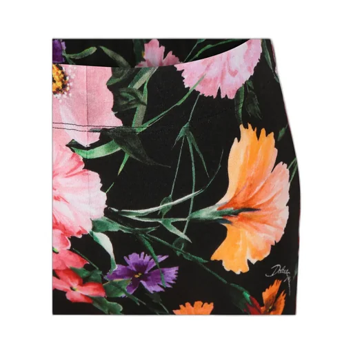 Rose Printed Jersey Pants