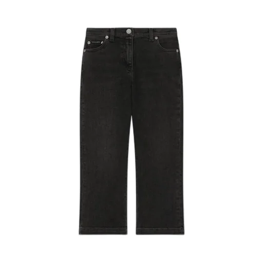 Branded Tag 5-Pocket Denim Jeans