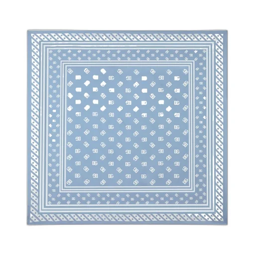 Logo-Print Silk Scarf