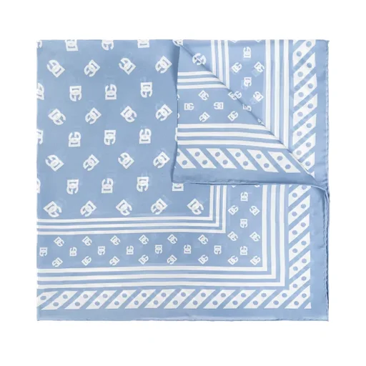 Logo-Print Silk Scarf