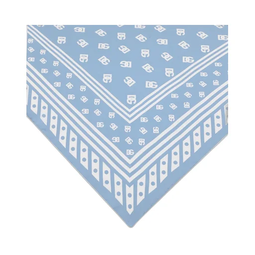 Logo-Print Silk Scarf