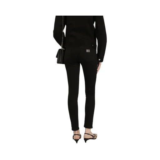 Logo Plaque Skinny Jeans