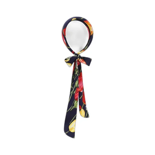 Viyella Bow-Detail Floral-Print Headband