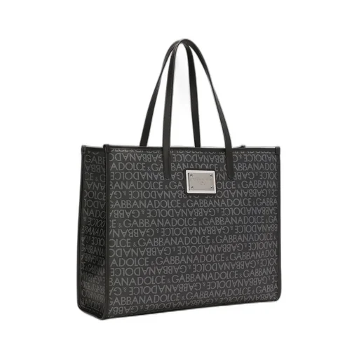 Logo Jacquard Large Shopper Bag