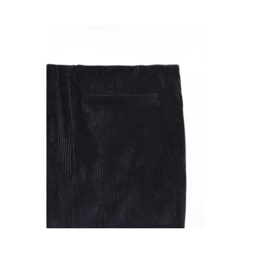 Logo Embroidered Straight-Leg Corduroy Trousers