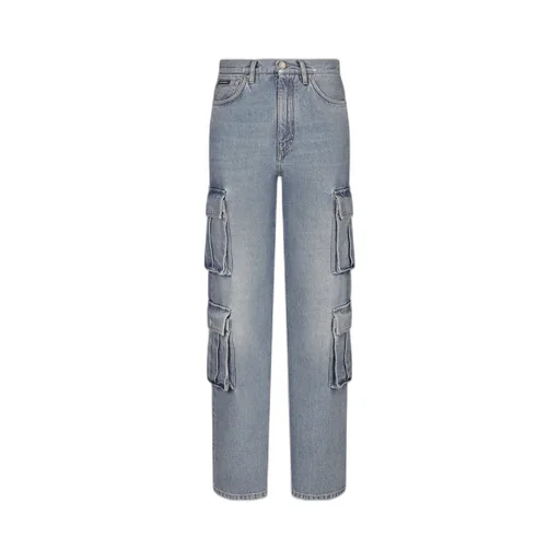 Logo Plaque Cargo Jeans