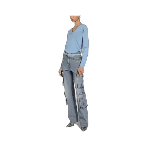 Logo Plaque Cargo Jeans