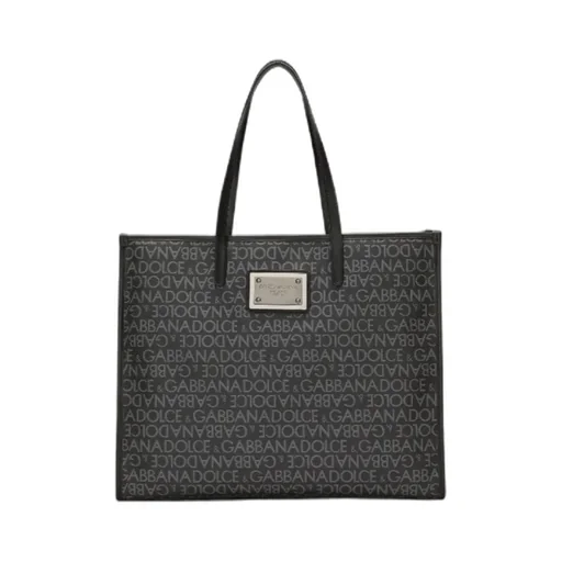 Logo Jacquard Large Shopper Bag