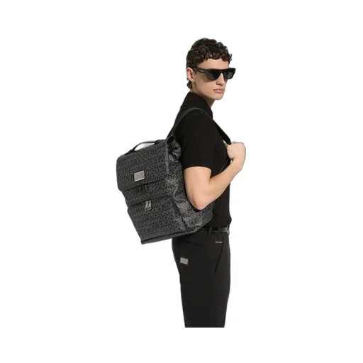 Coated Jacquard Backpack