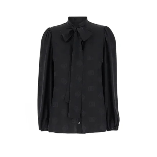 All-Over Dg Logo Detailed Blouse