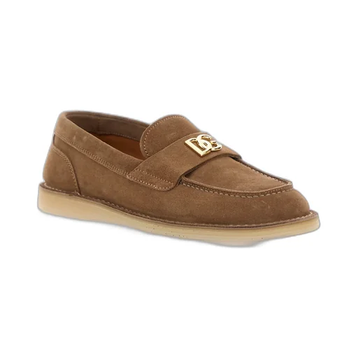 Logo Plaque Loafers