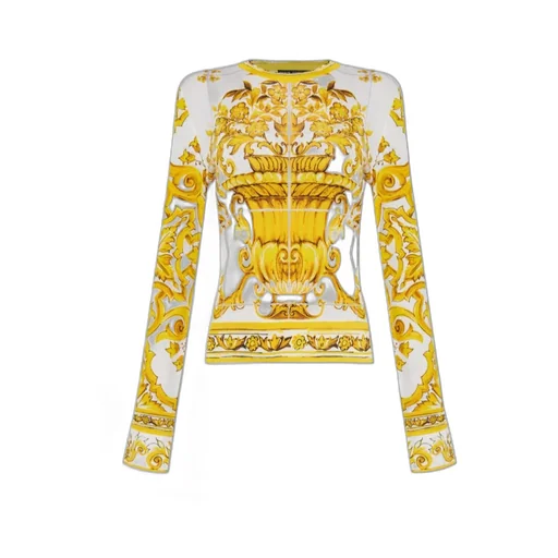 Majolica Printed Knitted Top