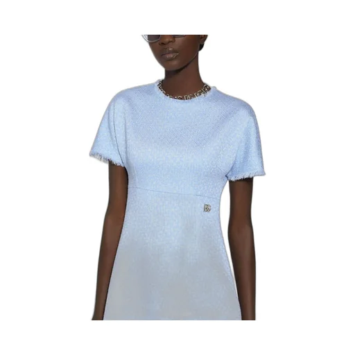 Bouclé A-Line Midi Dress